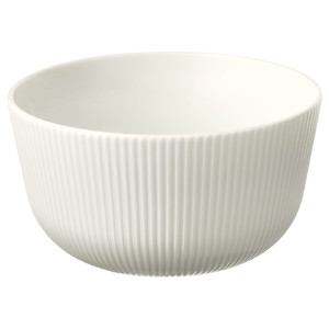 OFANTLIGT Bowl, white, 13 cm
