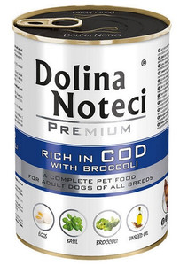 Dolina Noteci Premium Wet Dog Food Cod & Broccoli 400g