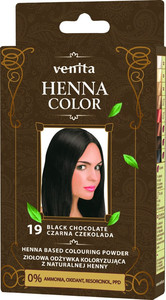 VENITA Henna Color Coloring Powder Conditioner - 19 Black Chocolate