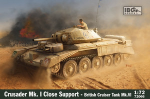 Ibg Plastic Model Kit Crusader Mk.I CS British Close Support Tank 14+