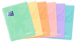 Notebook A5 60 Pages Lined Oxford Easybook Pastel 1pc, assorted colours