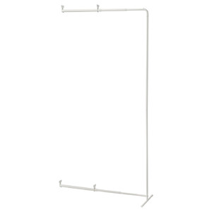 JOSTEIN Drying rack, in/outdoor, white, 36x115x180 cm