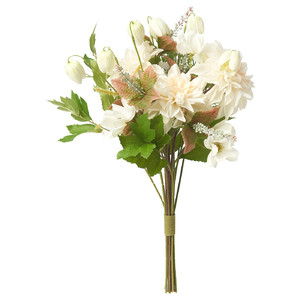 SMYCKA Artificial bouquet, in/outdoor/Dahlia, 55 cm