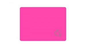 Desk Pad PP A4 380x280, neon pink