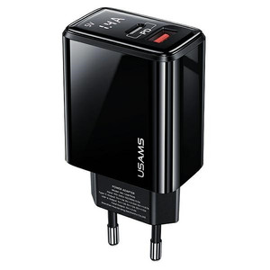 USAMS Charger T40 20W PD 3.0 Quick Charge EU Plug