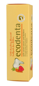 Ecodenta Toothpaste For Children 75ml Wild Strawberry
