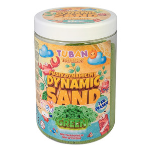 Dynamic Play Sand 1kg, green, 3+