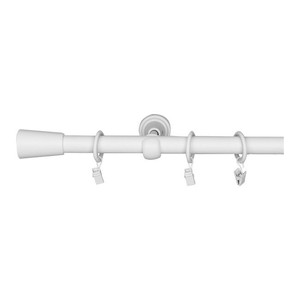 Curtain Rod GoodHome Anafi 19 mm 160 cm, matt white