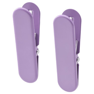 SKÅDIS Clip, lilac, 2 pack