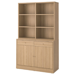 TONSTAD Storage combination, oak veneer, 121x201 cm