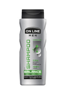 On Line Men Balance Shampoo for Oily Hair Natural & Vegan 400ml