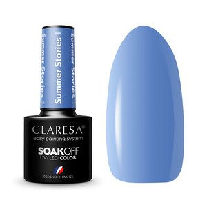 CLARESA UV/LED Color Gel Polish Summer Stories 1 5g