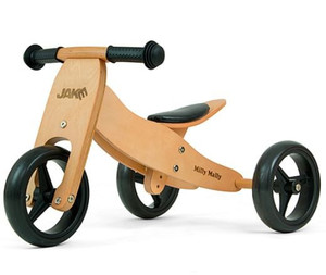 Milly Mally Tricycle Balance Bike 2in1 Jake Natural 18m+