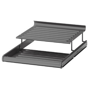 KOMPLEMENT Pull-out shoe shelf, dark gray, 50x58 cm