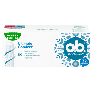 o.b. ProComfort Tampons Super Plus 32 pack