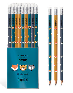 HB Pencil with Eraser BB Friends Boys 72pcs