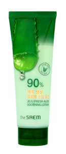 The SAEM Jeju Fresh Aloe 90% Soothing Body Lotion 250ml