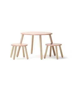 Kid's Concept Stool and table set, apricot