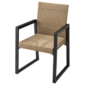VÄRMANSÖ Chair, outdoor, brown