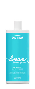 ON LINE Shower Gel Dream Jasmin & Tahitan Gardenia Vegan 500ml