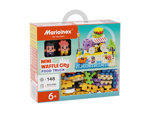 Marioinex Mini Waffle Blocks Set City Food Truck 148pcs 5+