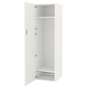 ENHET High cabinet storage combination, white, 60x62x210 cm