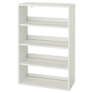 HAVSTA Shelving unit, white, 81x123x35 cm