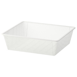 JONAXEL Mesh basket, white, 50x51x15 cm