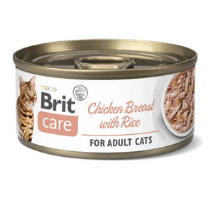 Brit Care Cat Chicken Breast & Rice Can 70g