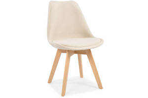 Upholstered Dining Chair Bolonia Lux, beige
