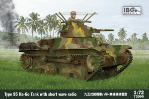 Ibg Plastic Model Kit Type 95 Ha-Go Japanse Tank with Short Wave 14+