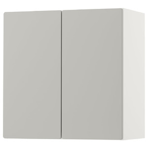 SMÅSTAD Wall cabinet, white grey, with 1 shelf, 60x30x60 cm