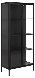 Display Cabinet Newcastle, high, black