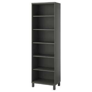 BESTÅ Cabinet unit, dark grey, 60x40x202 cm
