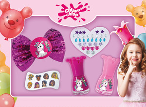 Beauty Set for Girls with Nail Polish and Hair Clip