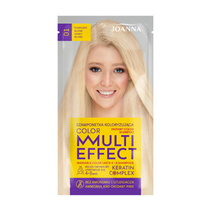 Joanna Multi Effect Color Keratin Complex Instant Color Shampoo no. 01 Sandy Blond 35g
