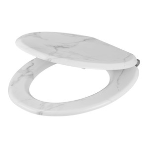 GoodHome Soft-close Toilet Seat Pilica, MDF, marble-pattern