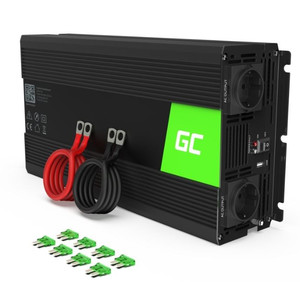 Green Cell Car Power Inverter Converter 12V to 230V 1500W/3000W