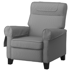 MUREN Recliner, Remmarn light grey