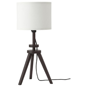 LAUTERS Table lamp, brown ash, white