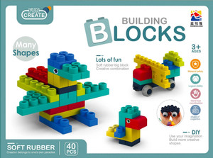 Building Blocks Junior Soft 40pcs 3+