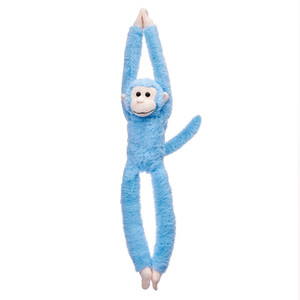 Soft Plush Toy Monkey 55cm, blue, 3+