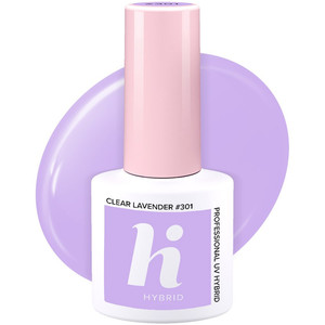 Hi Hybrid Nail Polish - No.301 Clear Lavender 5ml