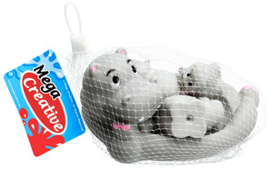 Bath Toy Hippo Set 6m+