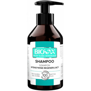L`biotica Biovax Intensively Regenerating Shampoo for Weak Hair 81% Natural 200ml