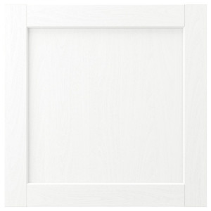ENKÖPING Door, white wood effect, 60x60 cm