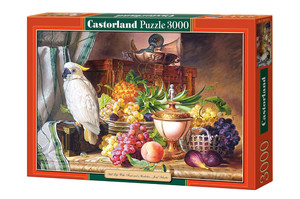 Castor Jigsaw Puzzle Still Life with Parrot, Josef Schuster 3000pcs 9+