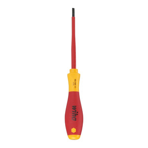 Wiha VDE Insulated Slotted Screwdriver 4 x 100mm