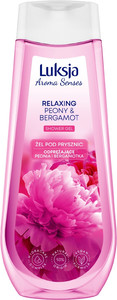 Luksja Aroma Senses Relaxing Shower Gel Peony & Bergamot 93% Natural Vegan 500ml