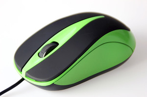 Media-Tech Optical Wired Mouse Plano, black-green